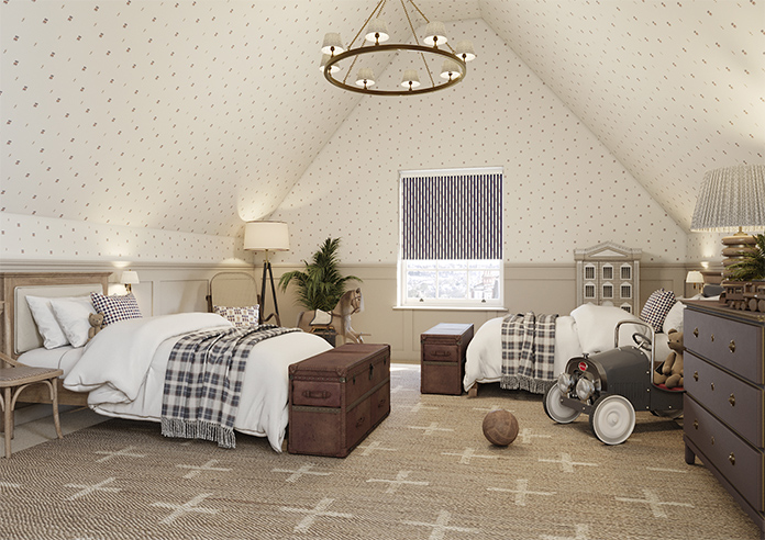 Kings Breakfast, Stripe Prince - Twist&Fit Roller Blind - Image 7